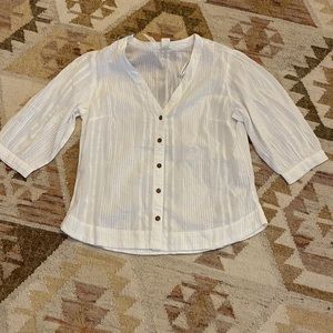 H&M white blouse NWT